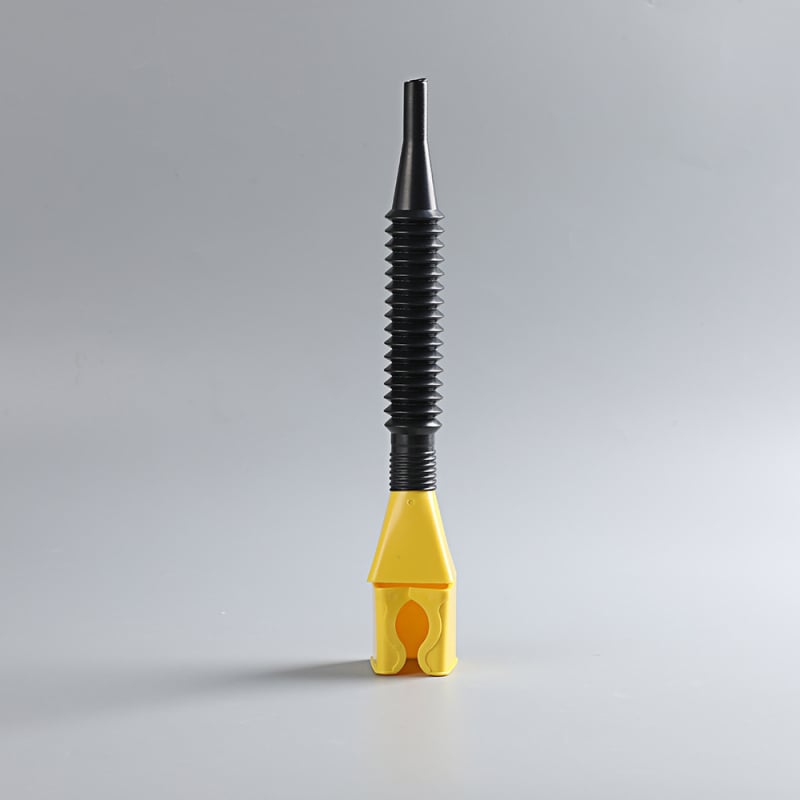 Funnel de benzină pentru motocicletă, din plastic, portabil, pliabil, cu furtun telescopic și con bayonet