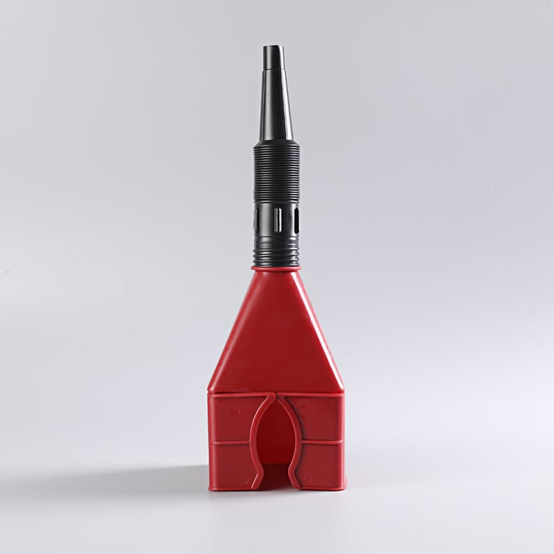 Funnel de benzină pentru motocicletă, din plastic, portabil, pliabil, cu furtun telescopic și con bayonet