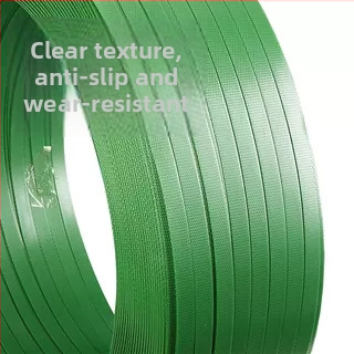 Bandă PET embosată, transparentă, lățime 16 mm, grosime 0,8 mm, rezistență la tracțiune 500 kg