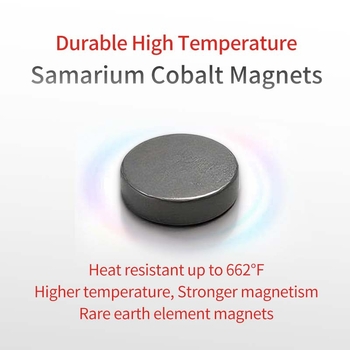 Clema de siliconă cu magnet pentru temperaturi înalte, magnet SmCo, accesoriu pentru fixarea pielii de oaie
