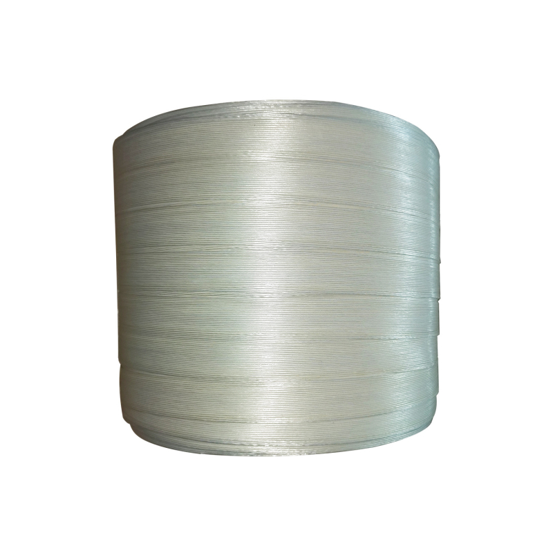 Bandă de ambalare din fibră de poliester torsionată, 3–34 mm, în stoc, la vânzare en-gros, rezistentă la uzură și umezeală, pentru logistică, cu specificații personalizabile