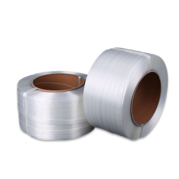 Bandă de ambalare din fibre de poliester, lățime 35 mm, rezistență la tracțiune 10 kg, pentru ambalare grea