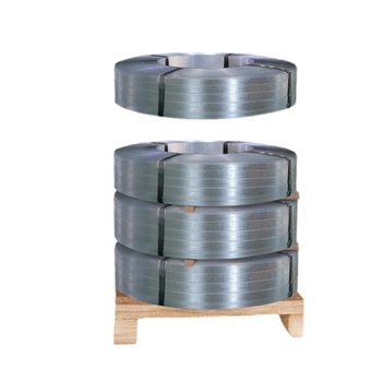Bandă din oțel zincat pentru ambalare greu, galvanizare la cald, rezistentă la coroziune, 16/19/32 mm, rezistență la tracțiune 420 MPa