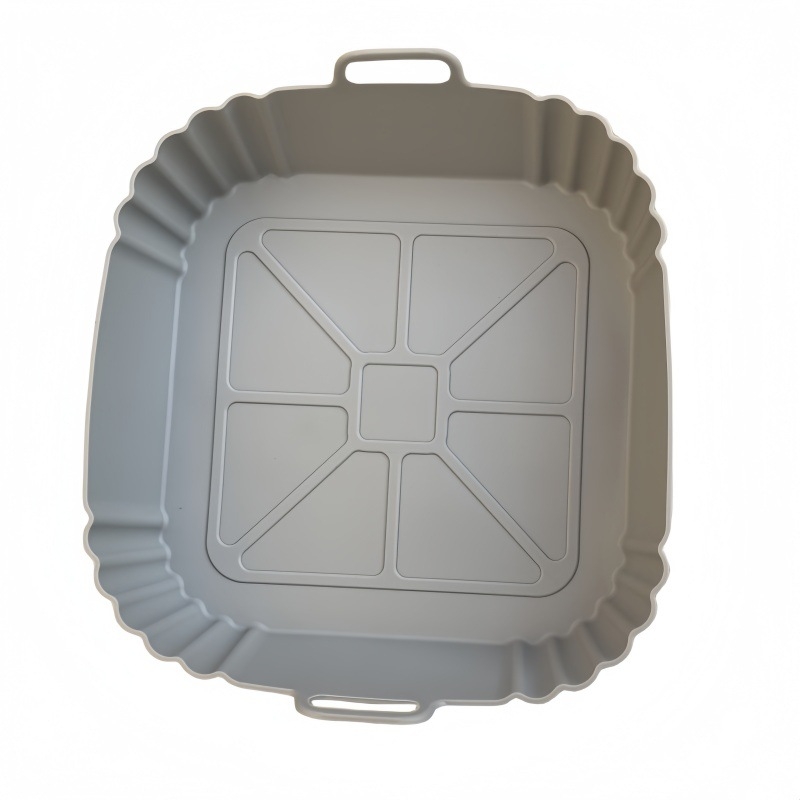 Covoraș din silicon dreptunghiular pentru air fryer – tavă de copt din silicon, covoraș BBQ, accesorii pentru coșul de prăjit
