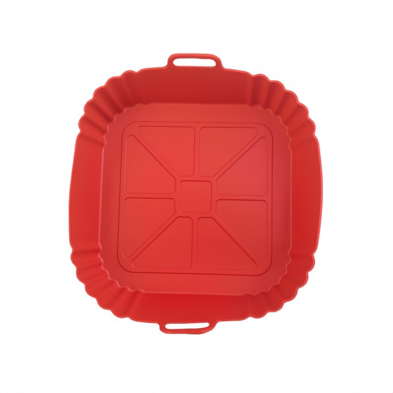 Covoraș din silicon dreptunghiular pentru air fryer – tavă de copt din silicon, covoraș BBQ, accesorii pentru coșul de prăjit