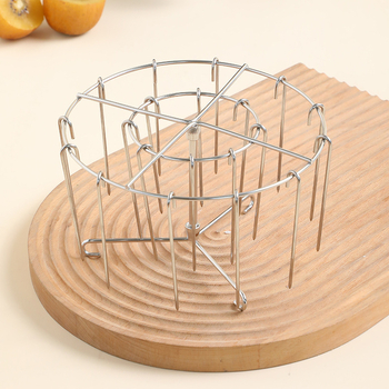 Accesoriu vertical din oțel inoxidabil pentru grilul cu aer – grătar rotund pentru cuptorul de casă