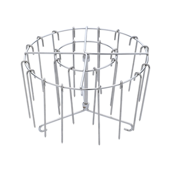 Accesoriu vertical din oțel inoxidabil pentru grilul cu aer – grătar rotund pentru cuptorul de casă