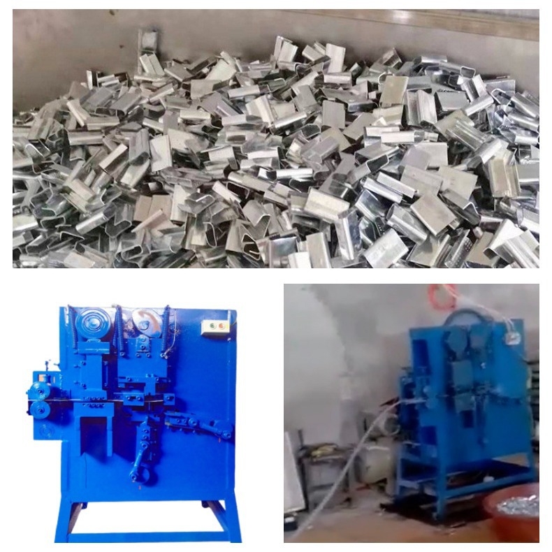 Cataramă de ambalare din oțel galvanizat DBK1608, manuală, 0,8 mm grosime, 16 mm lățime, rezistență la tracțiune 800 kg