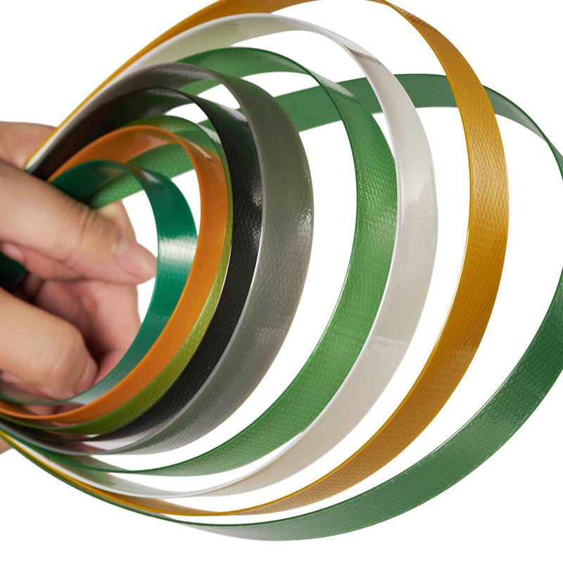 Curea PET pentru ambalare, lățime 12–25 mm, grosime 0.6–1.1 mm, verde sau negru, rolă de 20 kg