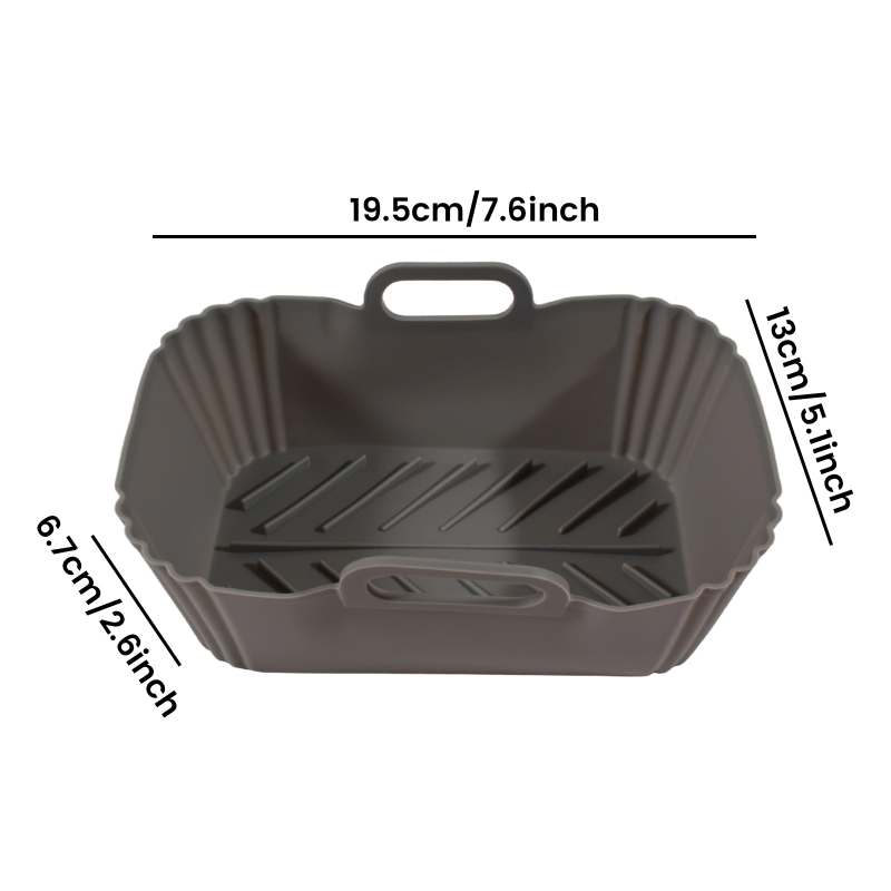 Covoraș din silicon pentru air fryer, reutilizabil pentru tăvi și coșuri de cuptor, tavă de copt îmbunătățită, accesoriu de bucătărie