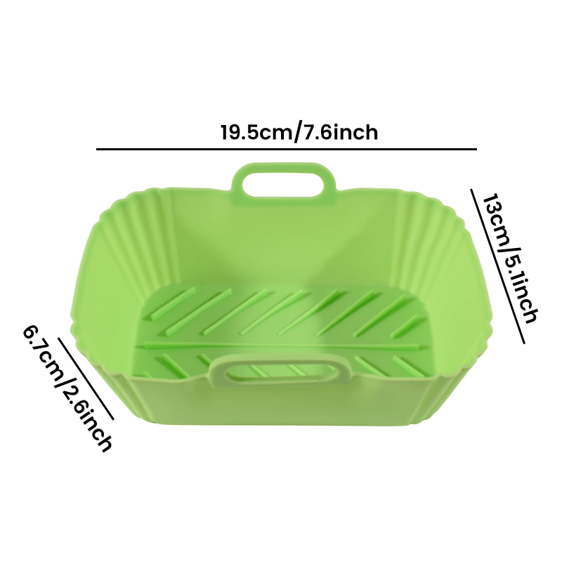 Covoraș din silicon pentru air fryer, reutilizabil pentru tăvi și coșuri de cuptor, tavă de copt îmbunătățită, accesoriu de bucătărie