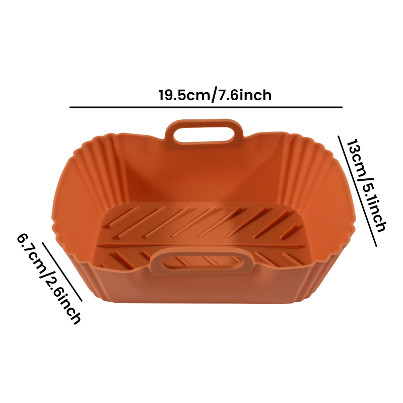 Covoraș din silicon pentru air fryer, reutilizabil pentru tăvi și coșuri de cuptor, tavă de copt îmbunătățită, accesoriu de bucătărie