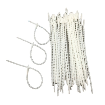 Golden Phoenix Nylon kabelska stezaljka s oblikom perlice i rupe, 150 mm duljine, 3 mm širine, Nylon 66