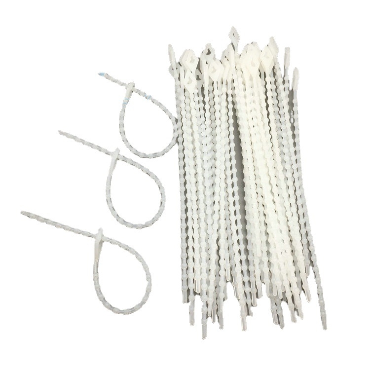 Golden Phoenix Nylon kabelska stezaljka s oblikom perlice i rupe, 150 mm duljine, 3 mm širine, Nylon 66