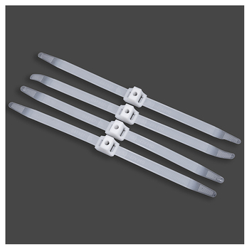 Curea de cablu din nailon cu dublă închidere, dimensiuni 13×140 mm, 13×250 mm, 13×250–420 mm