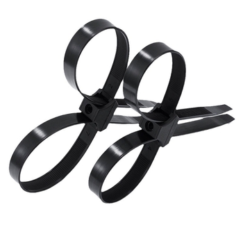Curea de cablu din nailon cu dublă închidere, dimensiuni 13×140 mm, 13×250 mm, 13×250–420 mm