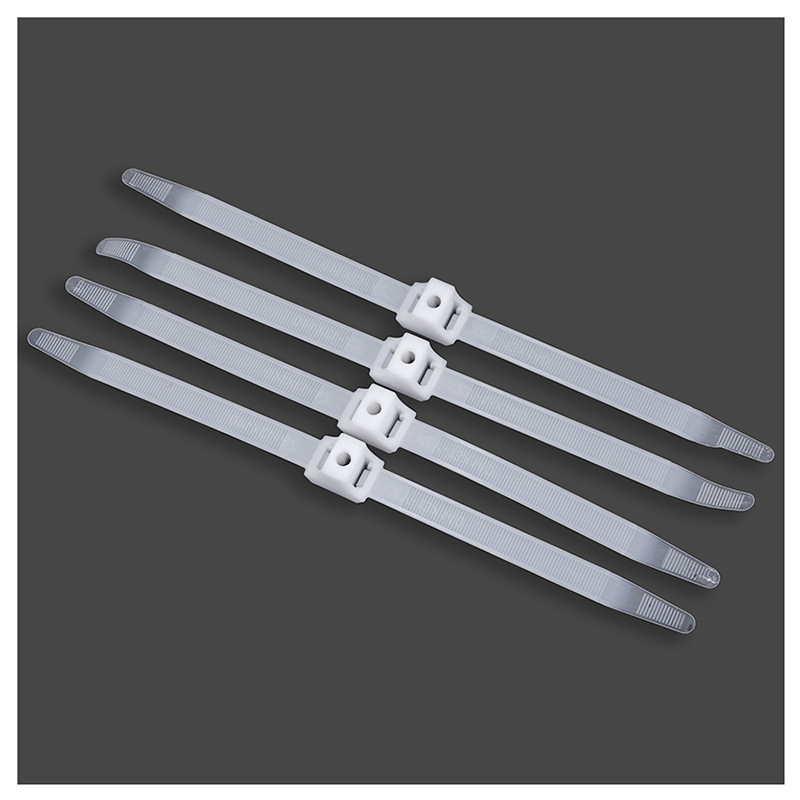 Curea de cablu din nailon cu dublă închidere, dimensiuni 13×140 mm, 13×250 mm, 13×250–420 mm