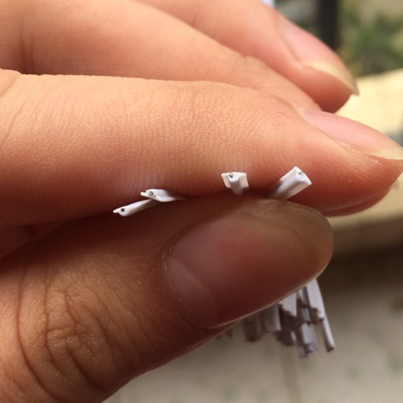 Žica za vezivanje u vrtu s PVC premazom, galvanizirana željezna žica, 15 cm, prozirni plastični premaz, mekana tekstura, 0,45 mm, crna boja, narezana na duljinu