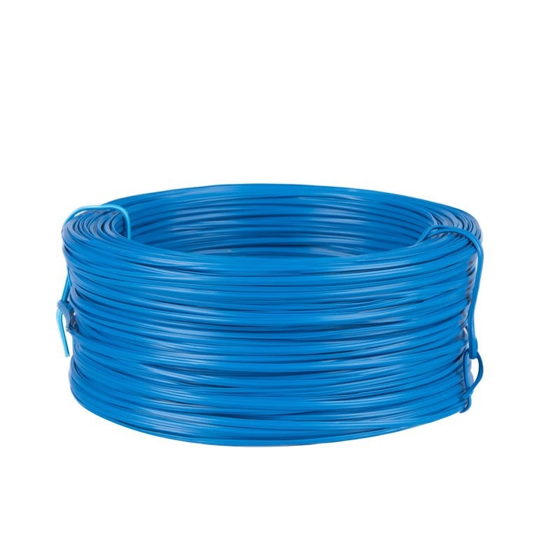 Sârmă din oțel galvanizat cu înveliș PVC, legături pentru cabluri, dimensiuni 0,45–1,5 mm, negru sau alb