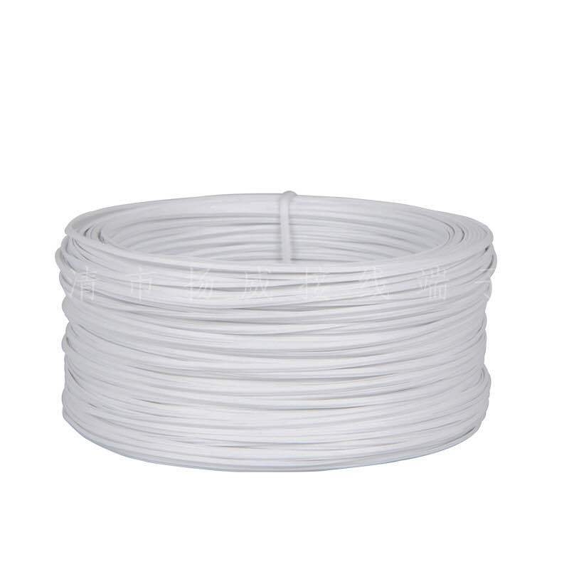 Sârmă din oțel galvanizat cu înveliș PVC, legături pentru cabluri, dimensiuni 0,45–1,5 mm, negru sau alb