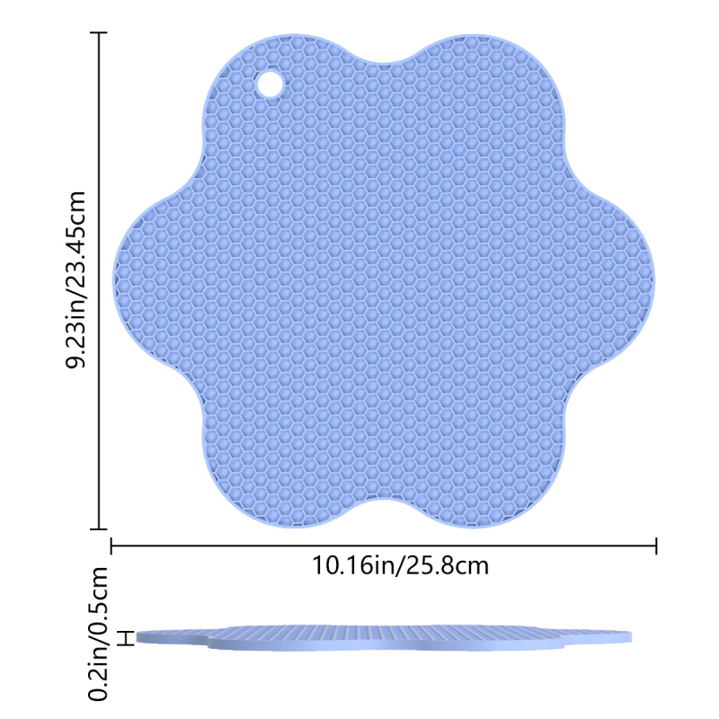 Protecție din silicon termorezistentă pentru masă, suport pentru oale, farfurii și căni, anti-arzare, stil modern minimalist