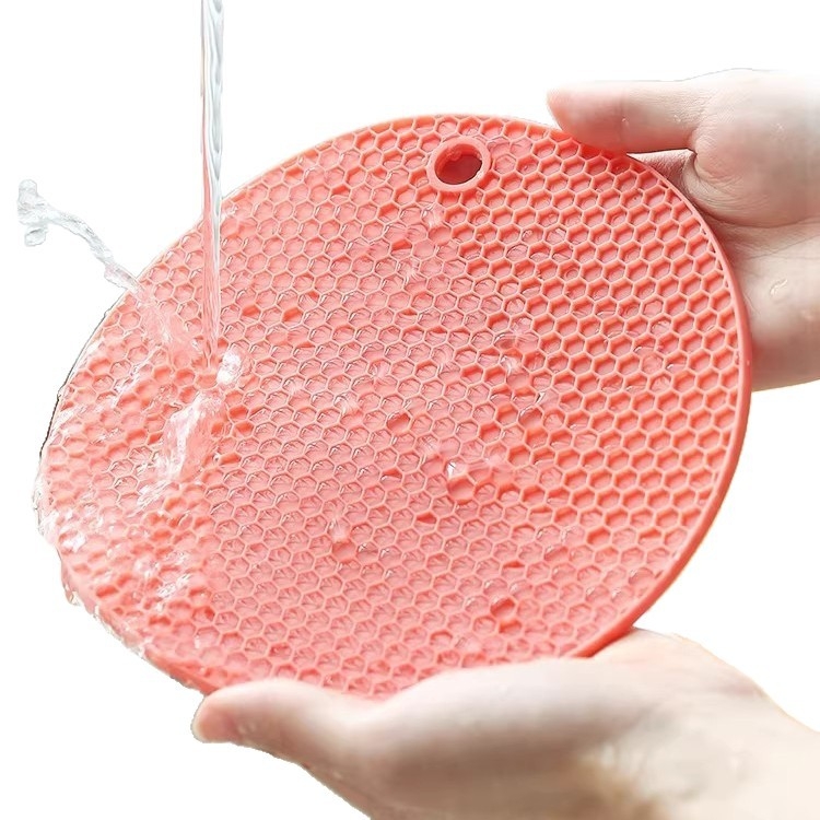 Protecție din silicon termorezistent, rotundă, stil Nordic, pentru oale, castroane, boluri și căni