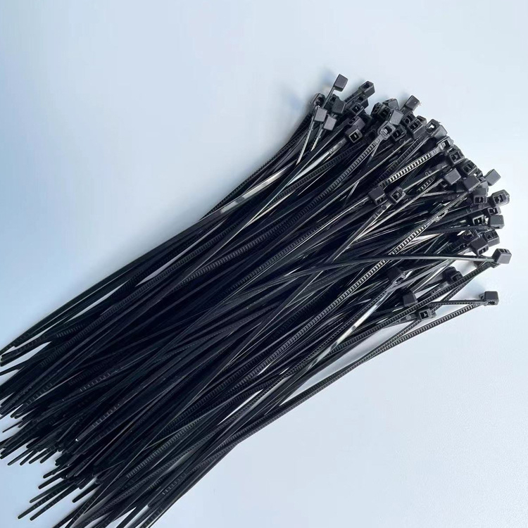 Bijele najlonske samouzakujuće vezice za kabel, 3×150 mm, širina 2,5 mm, za uređenje kabelskih instalacija