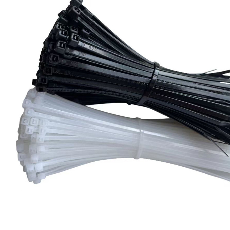 Bijele najlonske samouzakujuće vezice za kabel, 3×150 mm, širina 2,5 mm, za uređenje kabelskih instalacija