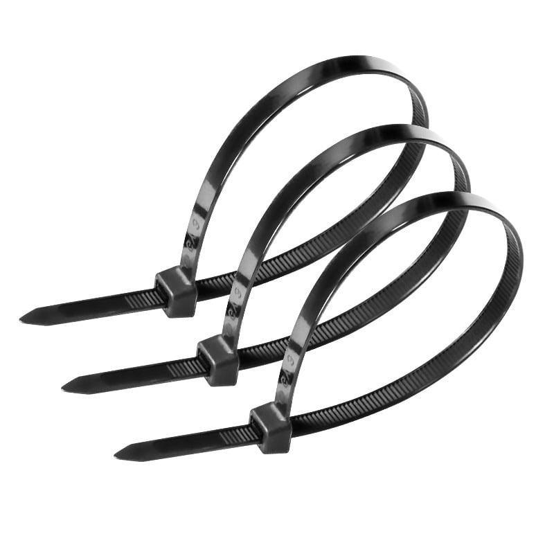 Najlonske zip-veze za kabel PA6, širina 2,5 x duljina 100 mm, model 3x100