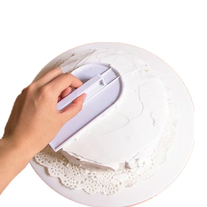 Set DIY de spatule pentru cremă de tort, spatule din plastic pentru cofetărie