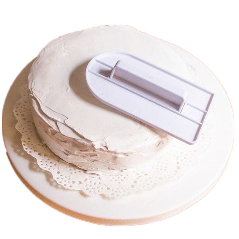 Set DIY de spatule pentru cremă de tort, spatule din plastic pentru cofetărie