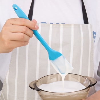 Spatulă din silicon pentru copt – rezistentă la temperaturi înalte, spatulă all-in-one pentru amestecare, întins crema și aluatul, pentru prăjituri