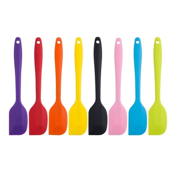 Spatulă din silicon pentru copt – rezistentă la temperaturi înalte, spatulă all-in-one pentru amestecare, întins crema și aluatul, pentru prăjituri