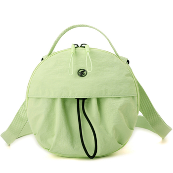 Najlon crossbody torba, lagana, mala okrugla forma, japanski stil, jednostavna ženska torba, jesen 2025