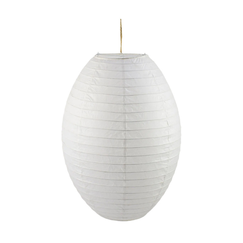 Fenar oval de hârtie din bumbac, abajur în formă de măslină, lampion de hârtie pliabil, decor pentru zile de naștere și decor în stil chinezesc pentru casă.