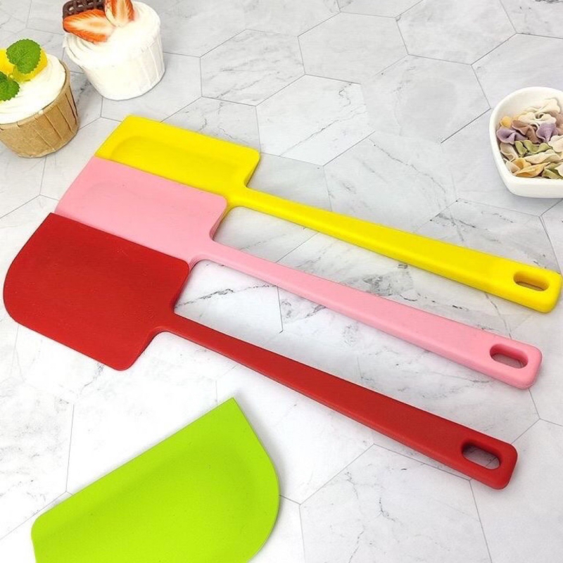 Spatulă din silicon dintr-un singur corp, mică, instrument pentru amestecarea untului și coacerea prăjiturilor