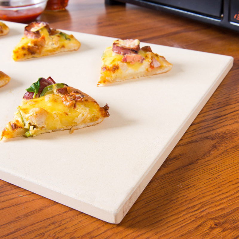Piatra pătrată Cordierite pentru pizza – piatră de copt la temperaturi înalte pentru pizza și pâine