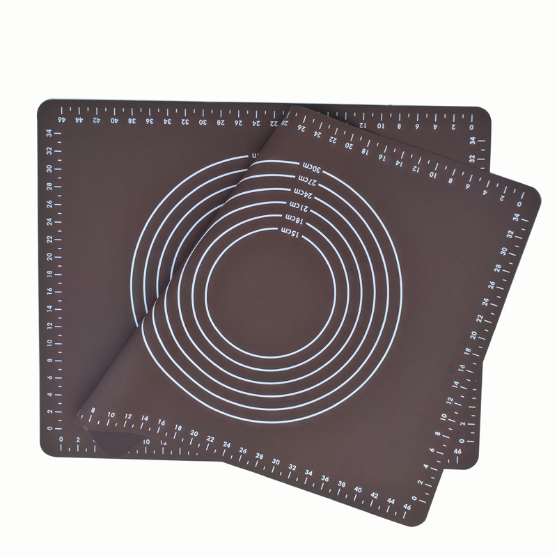 Covor din silicon pentru aluat, tocător din silicon și mat fondant pentru coacere DIY