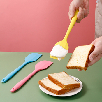 Spatul din silicon de înaltă temperatură, de calitate alimentară, pentru cremă, torturi, amestecare și frământare aluat — toate într-un singur instrument