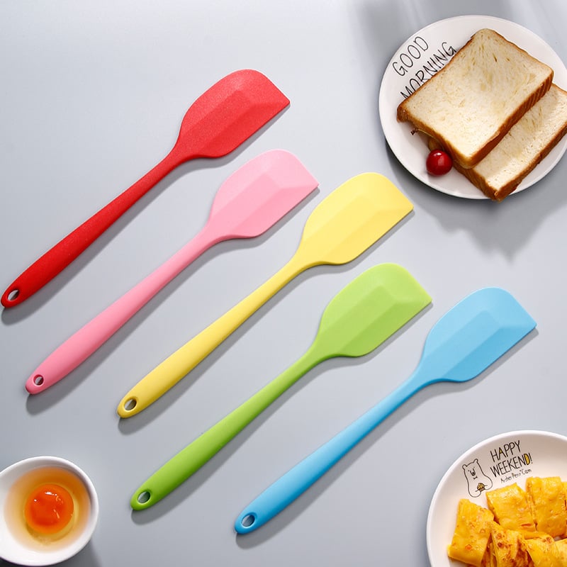 Spatul din silicon de înaltă temperatură, de calitate alimentară, pentru cremă, torturi, amestecare și frământare aluat — toate într-un singur instrument