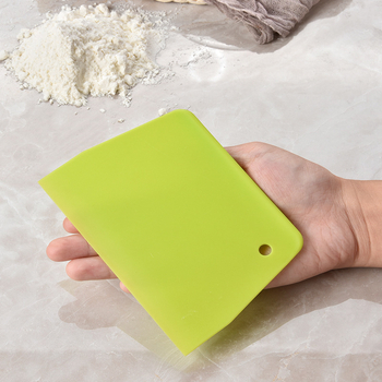 Spatulă din plastic PP pentru cremă de tort și aluat, spatulă pentru aluat din orez, unealtă DIY de tăiere a aluatului