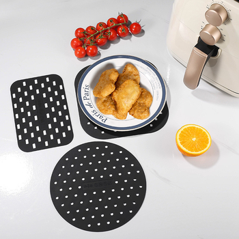 Padă izolatoare din silicon rezistentă la temperaturi înalte, pentru friteuza cu aer și bucătărie, filtr de ulei, impermeabilă și rezistentă la ulei, covoraș de masă lavabil.