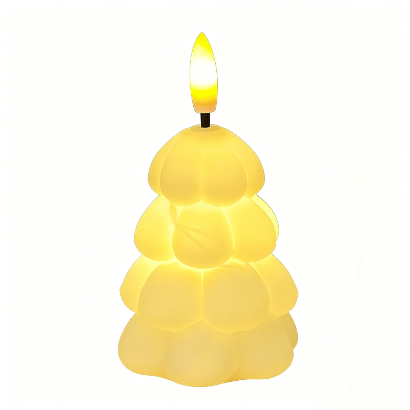 Lampă de Crăciun în formă de brad – lumină de noapte pentru dormitor sau cămin, veioză de noptieră, decor pentru petreceri, cadou pentru cei mai buni prieteni