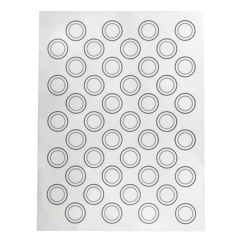 Covoraș din silicon pentru frământat, 30×40 cm, cu fibră de sticlă, suprafață pentru întins macarons, antiaderent pentru cuptor