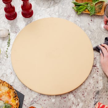 Yueying piatră circulară de pizza din ceramică cordierit pentru cuptor FDA