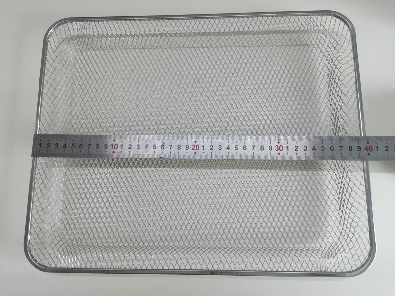 Coș de prăjit cu margine etanșă, plasă pentru fructe uscate în formă de diamant, dispozitiv de uscare pentru cuptor cu aer și friteuză, plasă de sterilizare pentru biberon