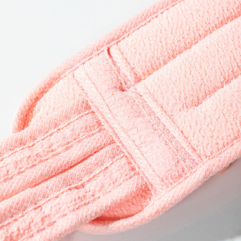 Prosop de exfoliere a spatelui cu curea de tracțiune — exfoliere puternică, nu irită pielea; două în unu: floare de baie și minge cu spumă