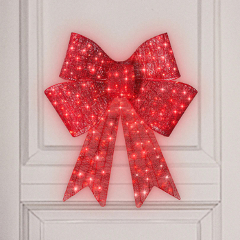 Best Choice Products Decorațiune LED de exterior în formă de fundă, pentru Crăciun, mare