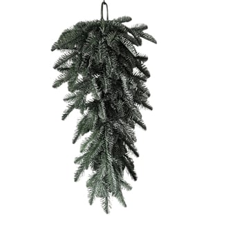 Brad de Crăciun invers din PE, cu zăpadă, decor interior pentru scenă de iarnă