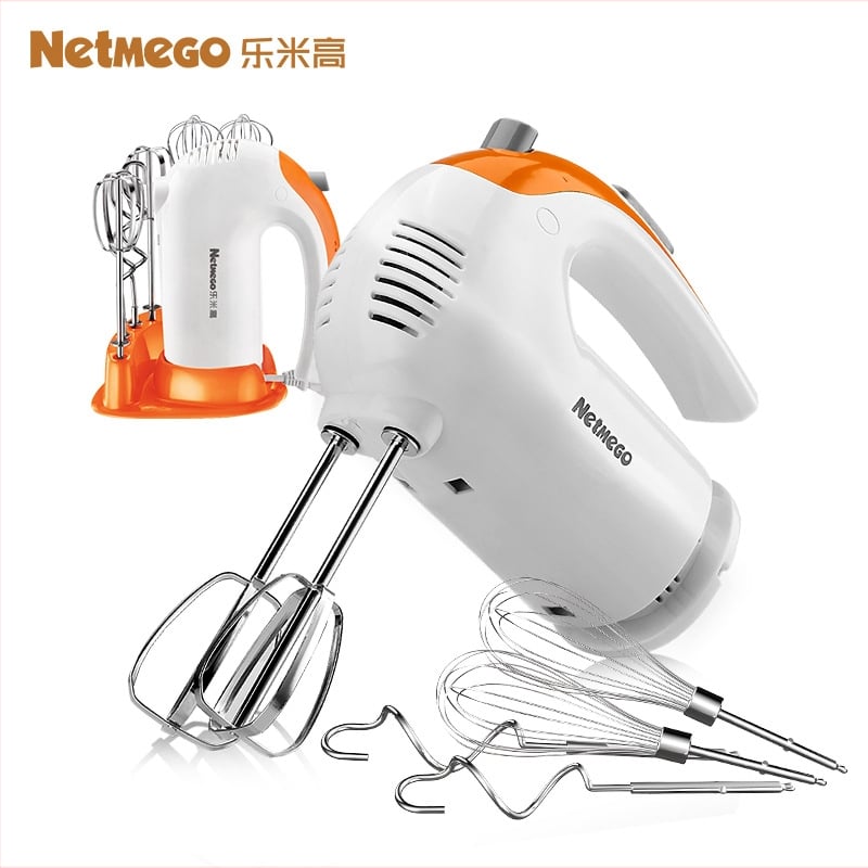Lemigo N38D Amestecător electric pentru ouă, mâner manual, 200–250W, pentru coacere acasă